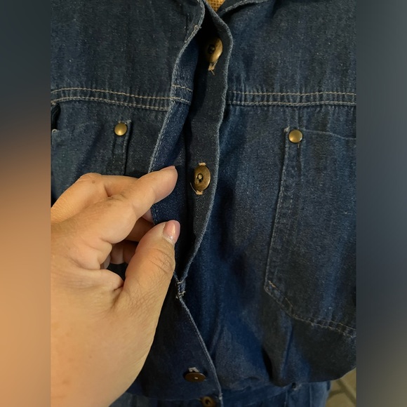 80’s Vintage Denim Dress - Picture 3 of 11